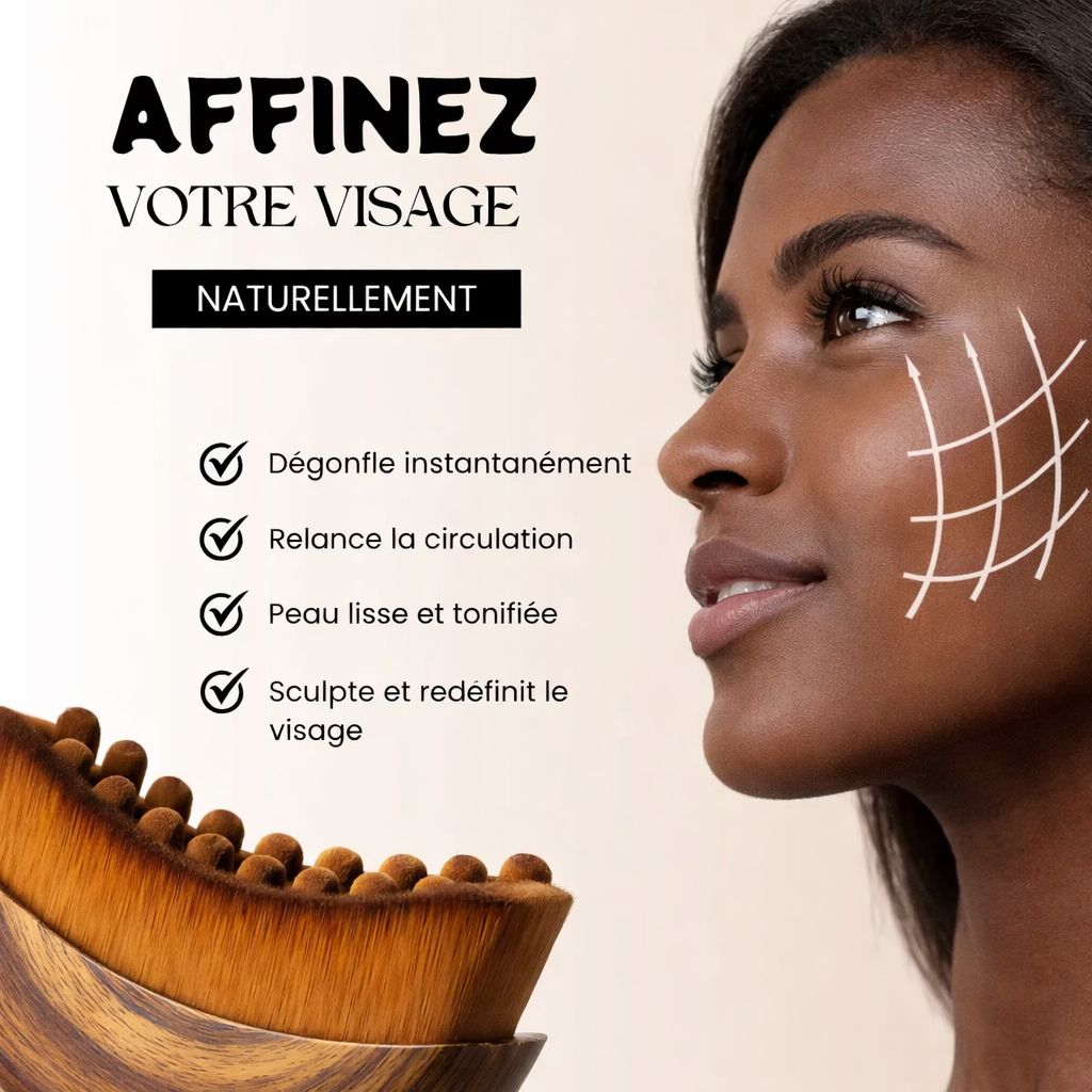 NOLIVA - Brosse sculptante pour le visage