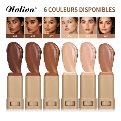 Noliva – Fond de Teint Stick Unifiant & Fini Naturel