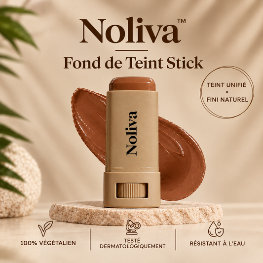 Noliva – Fond de Teint Stick Unifiant & Fini Naturel